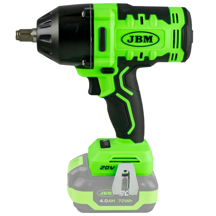 Bezkartáčový rázový utahovák, 1/2”, 20V, 1000Nm