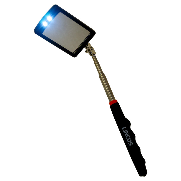 Teleskopické inspekční zrcadlo s LED světlem, 876mm