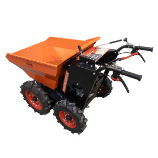 Čtyřkolový motorový kolečko s vyklápěčem, 125l, nosnost 300kg