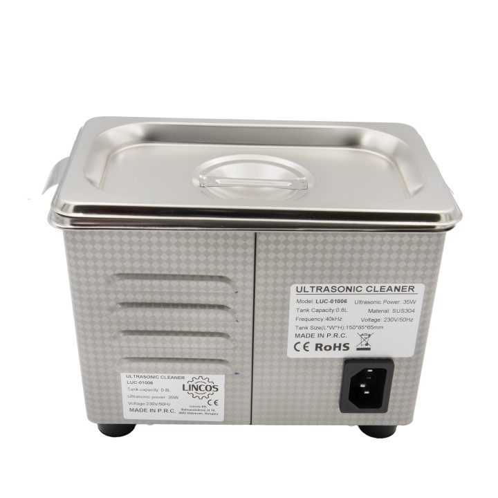 Ultrazvuková čistička 0.8l, 35W, 40KHz