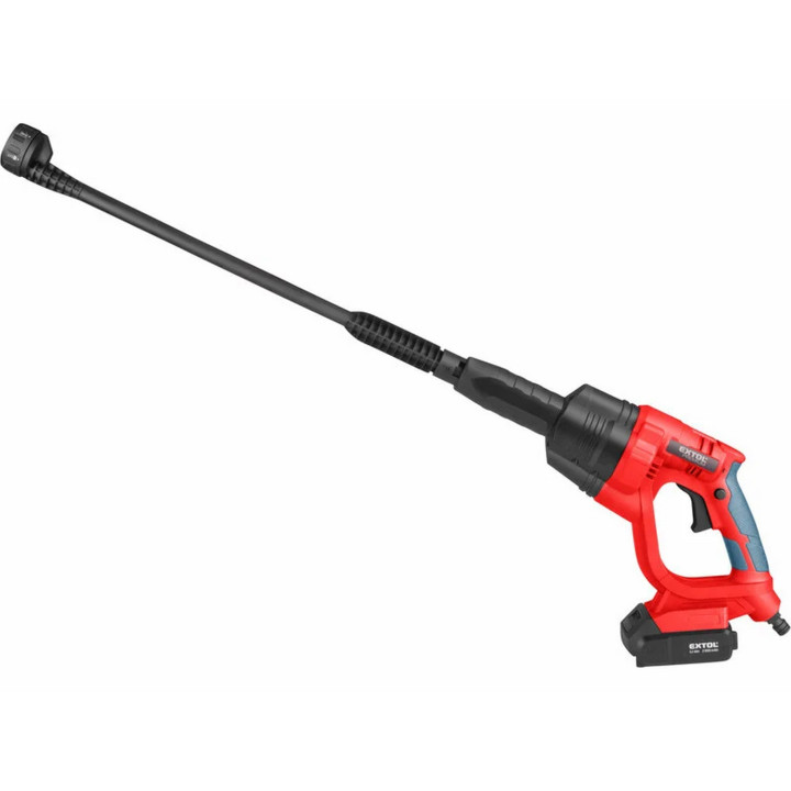 Tlakový čistič akumulátorový, 1x 2Ah Li-ion, 2.4A nabíječka, 120 l/h, 22bar