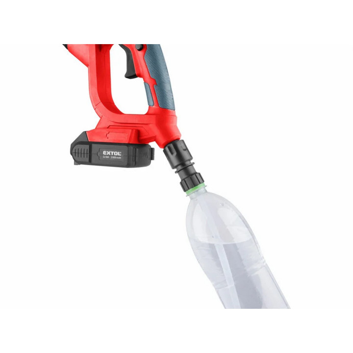 Tlakový čistič akumulátorový, 1x 2Ah Li-ion, 2.4A nabíječka, 120 l/h, 22bar