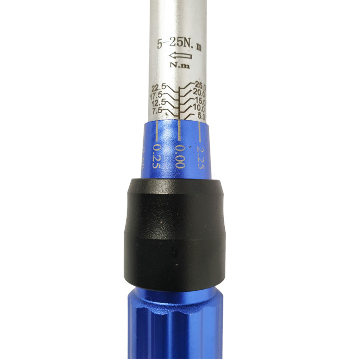 Momentový klíč, 1/4", 5-25Nm