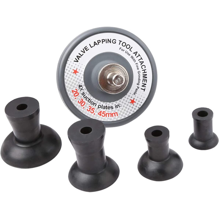 Přípravek na zabrušování ventilů, 4 přísavky 20, 30, 35, 45mm