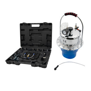 Sada pro výměnu brzdové kapaliny s adaptéry (10 - 40 psi)