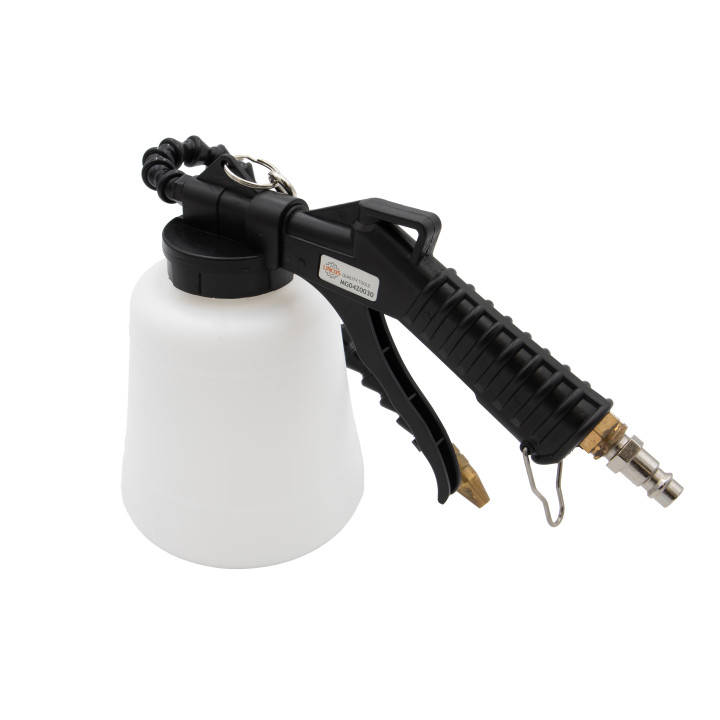 Pneumatická čistící pistole s flexibilní hadicí, 1l