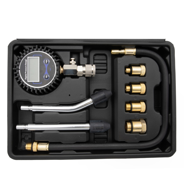Digitální kompresiometr pro benzinové motory s LCD displejem
