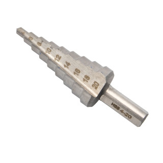 Stupňovitý kuželový vrták 4-20mm, HSS