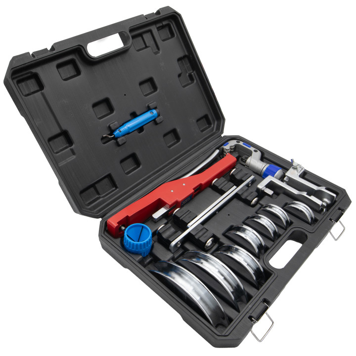 Ráčnová sada ohýbačky trubek 1/4–7/8in (6–22mm), 13ks