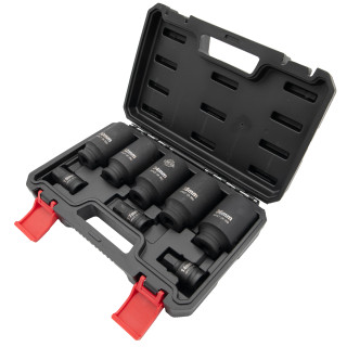 Sada nástrčných klíčů na hnací hřídel, 12pt 30-36mm, 6pt 14-19mm, 8ks
