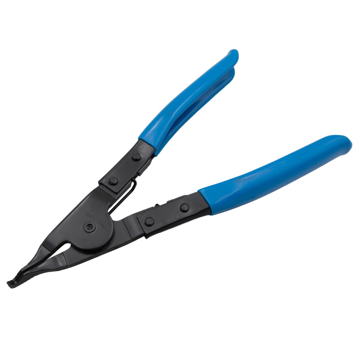 Kleště na rozpěrné kroužky se zakřivenými čelistmi