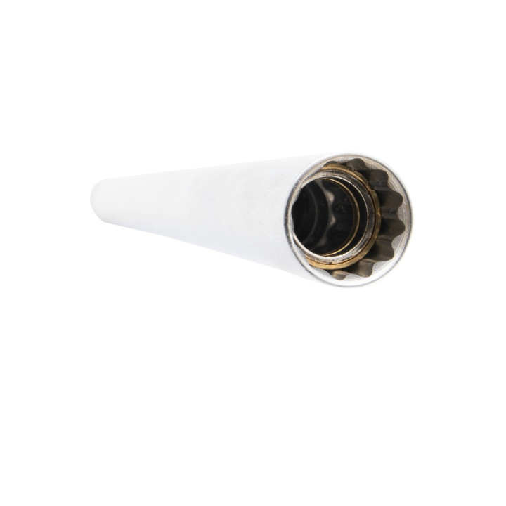 Extra dlouhá nástrčná hlavice pro zapalovací svíčky s magnetem, 14mm, 3/8"