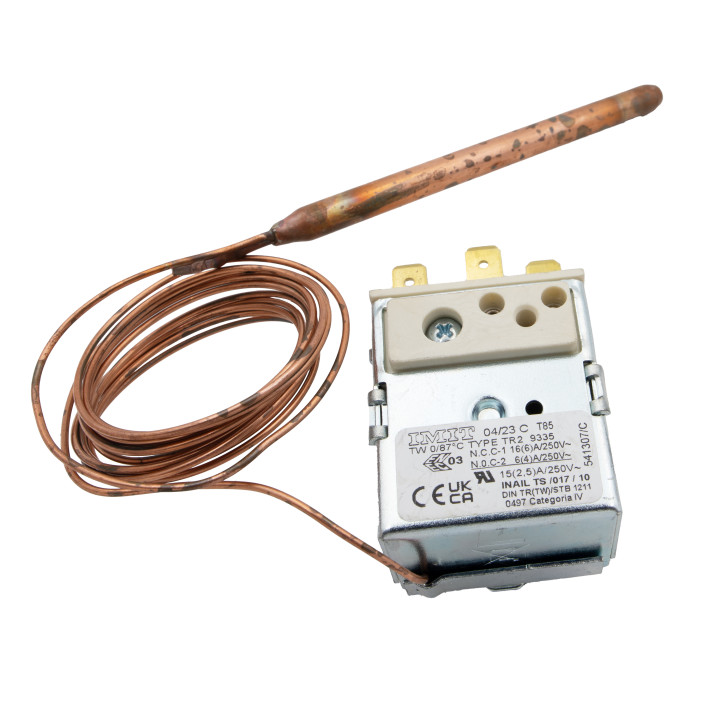 Kapilární regulační termostat 0-90°C pro kotle LS-105B a LS-105G