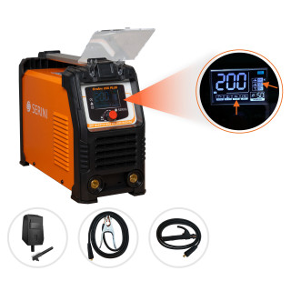 FireArc 200 PLUS, IGBT Inverter MMA/STICK/Lift TIG svařovací stroj, 1ph