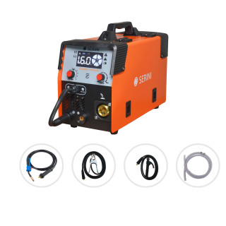 FireMIG 160 ECO IGBT invertorová svářečka MIG/MAG/MMA/Flux Cored/Lift TIG, 1ph