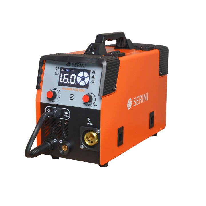 FireMIG 160 ECO IGBT invertorová svářečka MIG/MAG/MMA/Flux Cored/Lift TIG, 1ph
