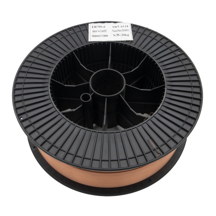 ER70S-6 E710S-6 MIG plný svařovací drát φ1,0mm / 20kg / průměr cívky drátu: 300mm