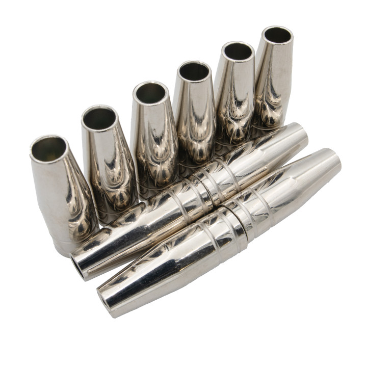 Plynová tryska (tryska) pro MIG hořák 15AK, d9.5x53mm, 1ks