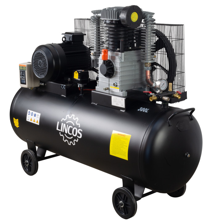 Vzduchový kompresor, 300L, 5,5KW, 12.5bar