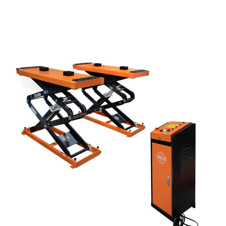 Zapuštěný nůžkový zvedák, 3.5t, 400V