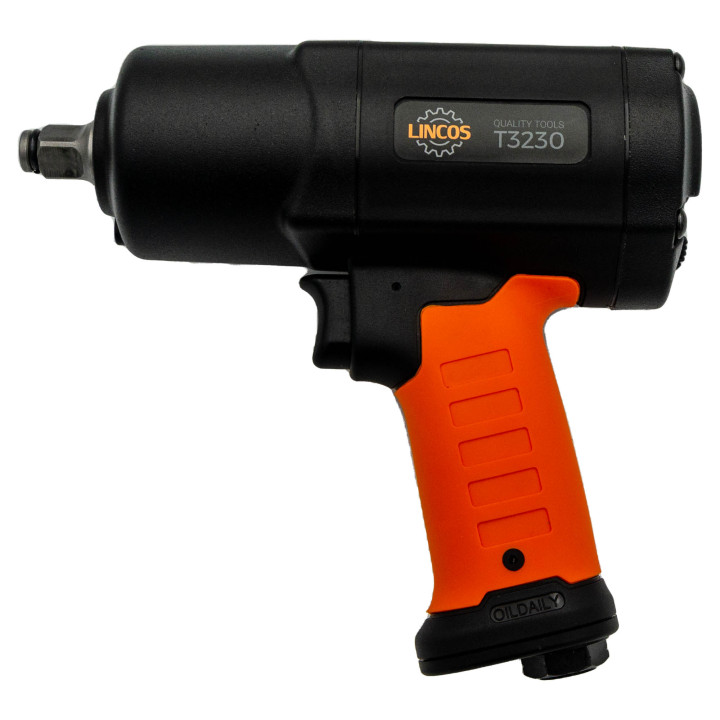 Vzduchový rázový utahovák, 1/2" pohon, 2230Nm, dvojité kladivo