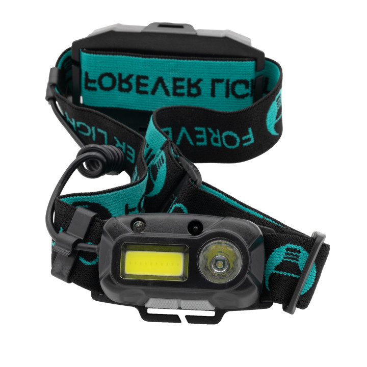 LED čelovka Sporty XP-E 3W + COB 3W, 160lm, 1200mAh Li-Ion