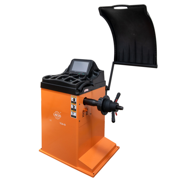 Vyvažovačka kol, 10"-24", automatické zadávání údajů kol, dotykový displej