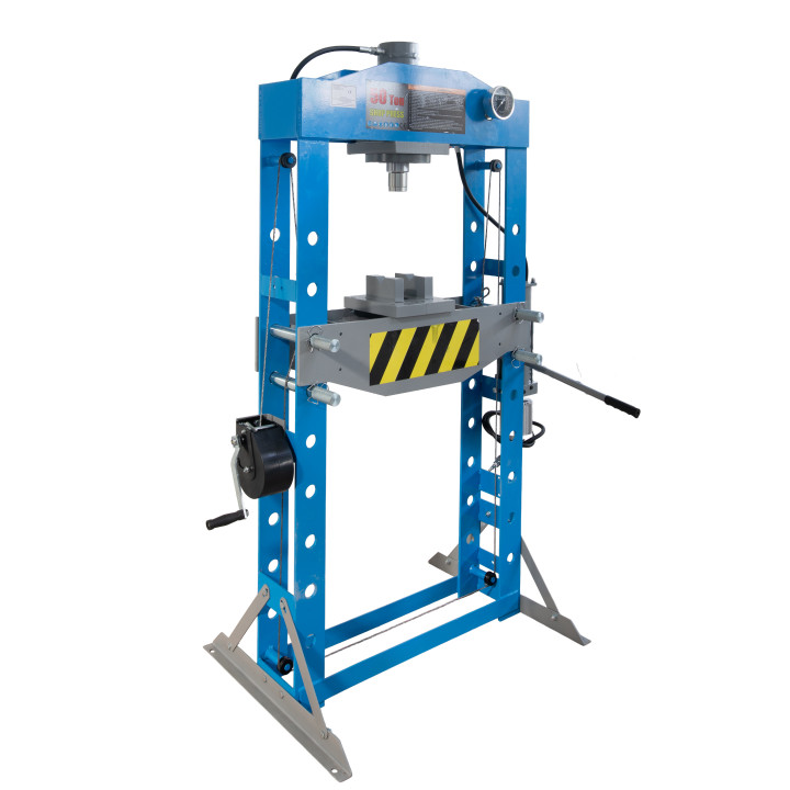 50t dílenský lis na vzduch/hydraulický pohon, robustní provedení