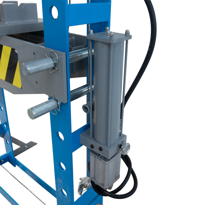 50t dílenský lis na vzduch/hydraulický pohon, robustní provedení