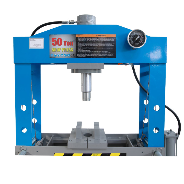 50t dílenský lis na vzduch/hydraulický pohon, robustní provedení