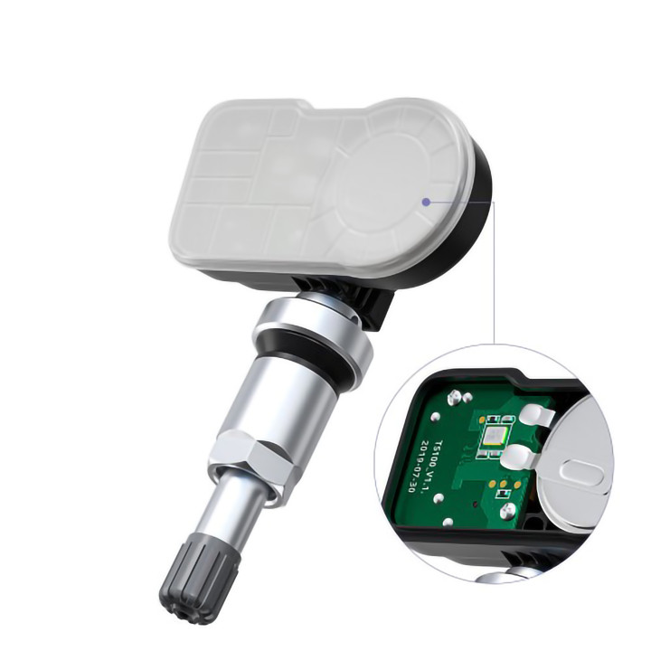 1ks ventilu TPMS s kovovým dříkem