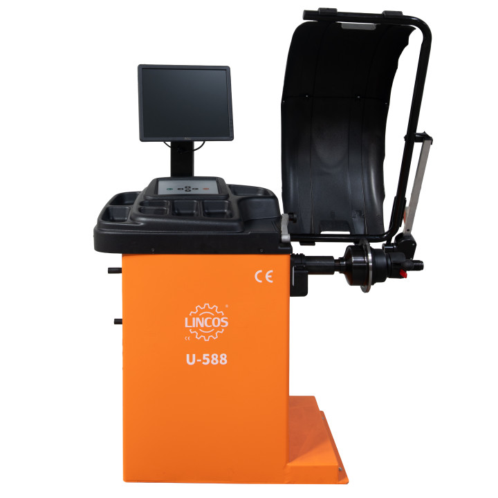Vyvažovačka kol 10"-24", automatická, laserový ukazatel, 17" LED monitor