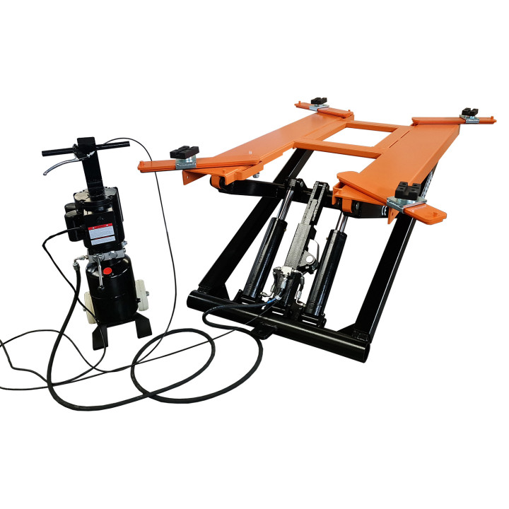 Mobilní nůžkový zvedák, pneuservisní zvedák, 3t, hydraulický, 230V