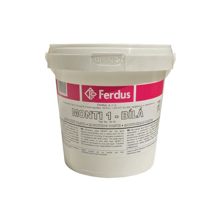 Montážní pasta na pneumatiky, bílá, 1000ml