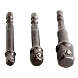 Sada adaptérů na nástrčné hlavice, z 1/4" na 1/4", 3/8", 1/2"