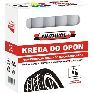 Křída na značkování pneumatik, bílá, voděodolná