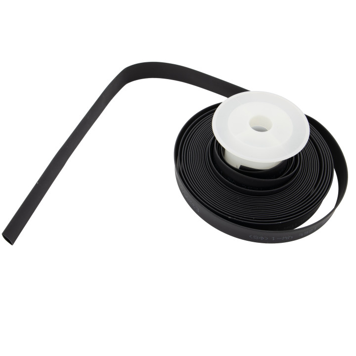 Teplem smršťovací bužírka ø8mm, černá, 5m, cívka