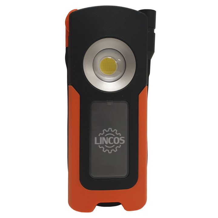 Nabíjecí kompaktní kapesní lampa s flexibilním světlem, 1500+300lm