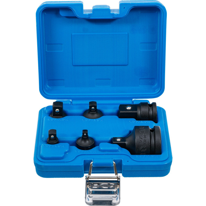 Sada adaptérů pro rázové utahováky 1/4" – 3/4", Cr-Mo, 6 ks