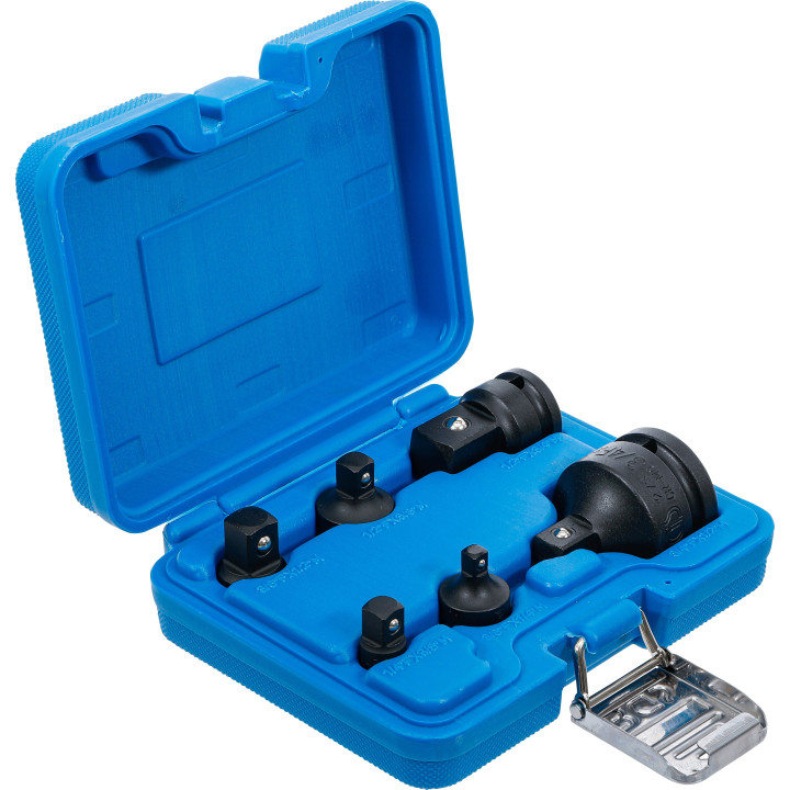 Sada adaptérů pro rázové utahováky 1/4" – 3/4", Cr-Mo, 6 ks