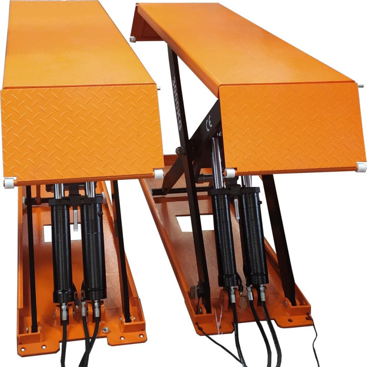 Nízkozdvižný nůžkový zvedák, 3t, 230V