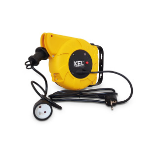 Samonavíjecí prodlužovací kabel s bubnem, 11 + 2 m, 1 500 W, 3x1mm2
