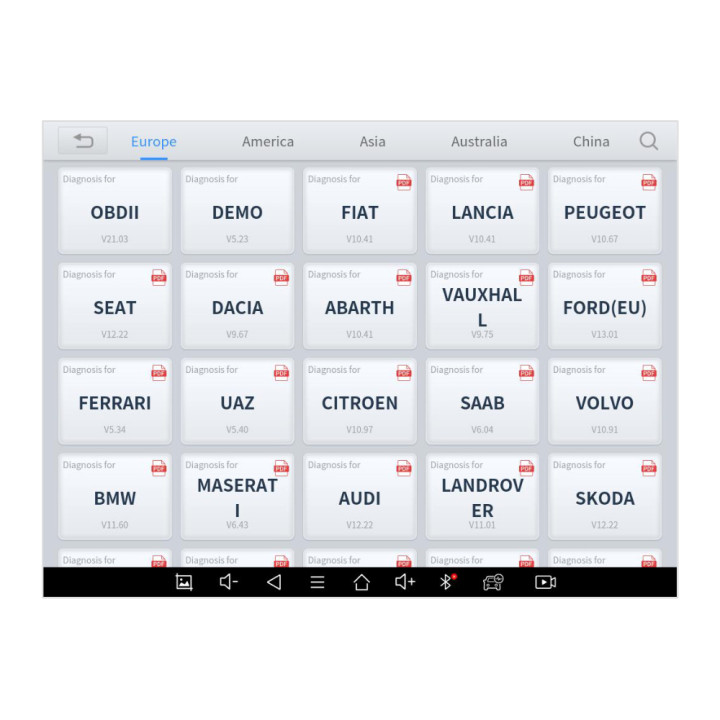 OBD 2 klíčový programovací tablet