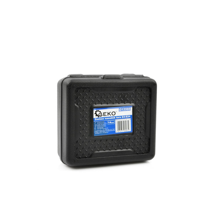 Sada nástrčných hlavic Torx, E4-E24, 14ks