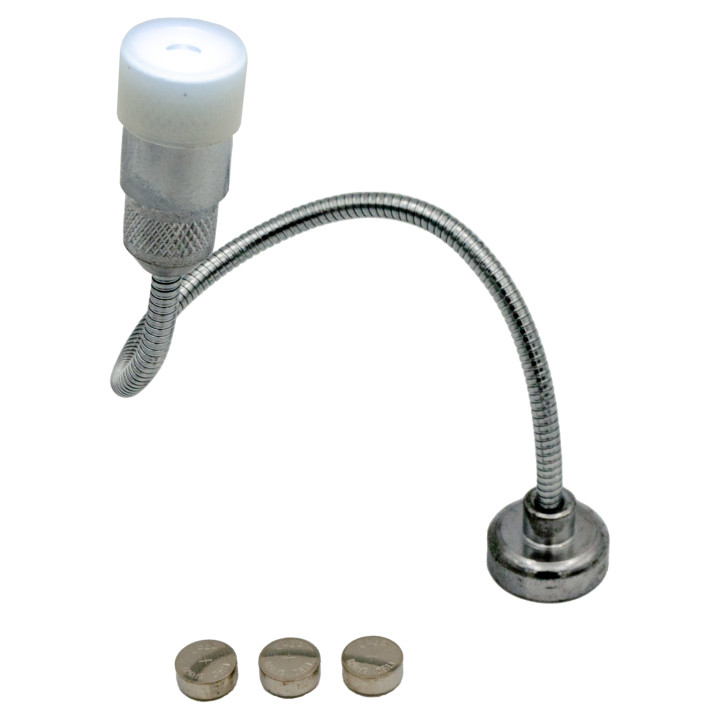 Flexibilní, magnetická lampa