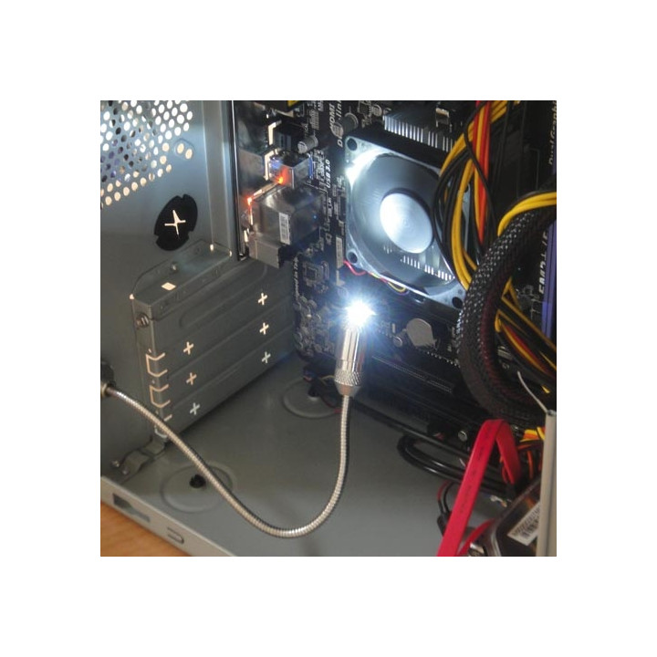Flexibilní, magnetická lampa