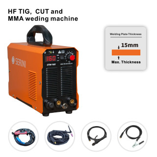FireJET 40 MULTI CTM-160 IGBT invertorový svařovací stroj CUT/TIG/MMA, 230V/50Hz/60Hz1PH