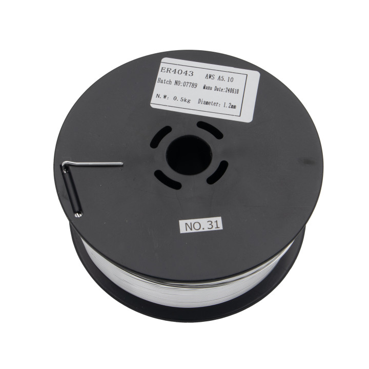 SAI4043 MIG hliníkový svařovací drát φ1,2 mm / 0,5kg / průměr cívky drátu: 100 mm