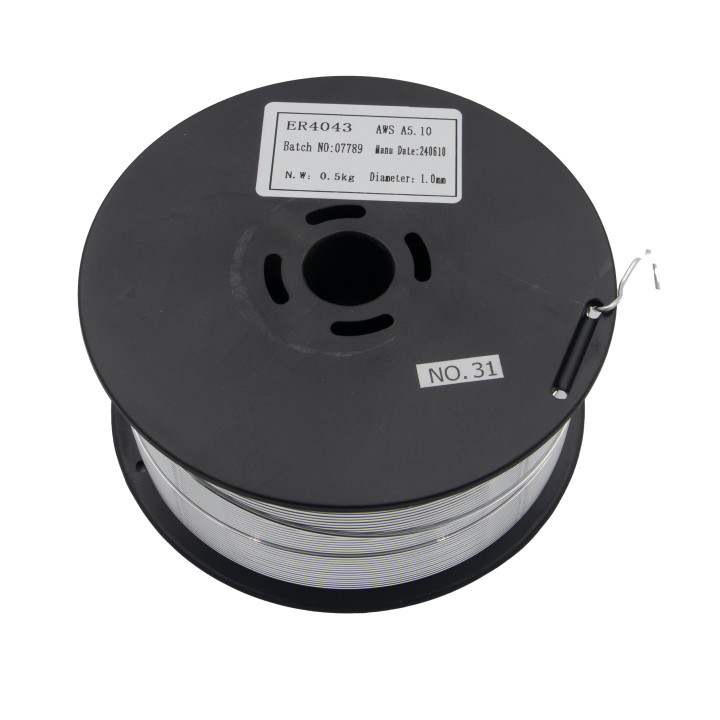 SAI4043 MIG hliníkový svařovací drát φ1,0 mm / 0,5kg / průměr cívky drátu: 100 mm