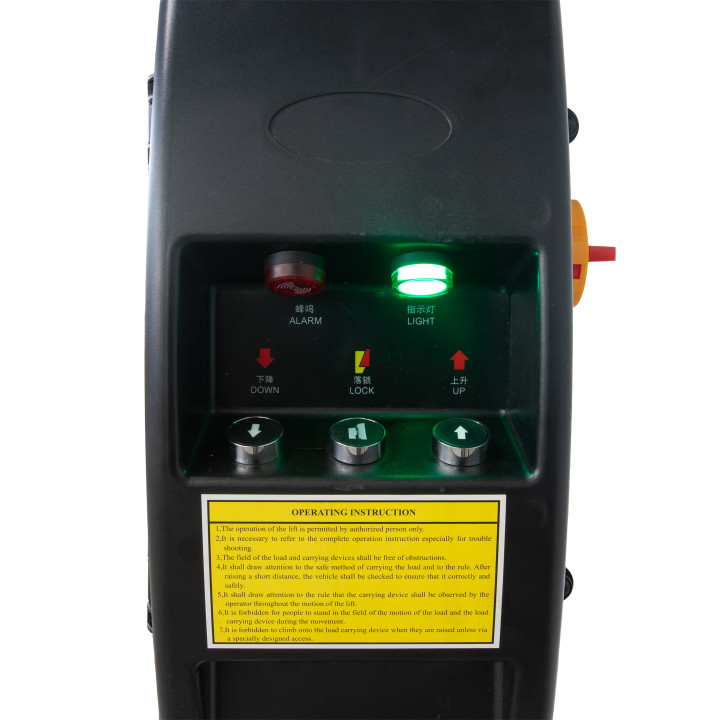 Dvousloupový zvedák 4.5t, 230V, elektrické odjištění